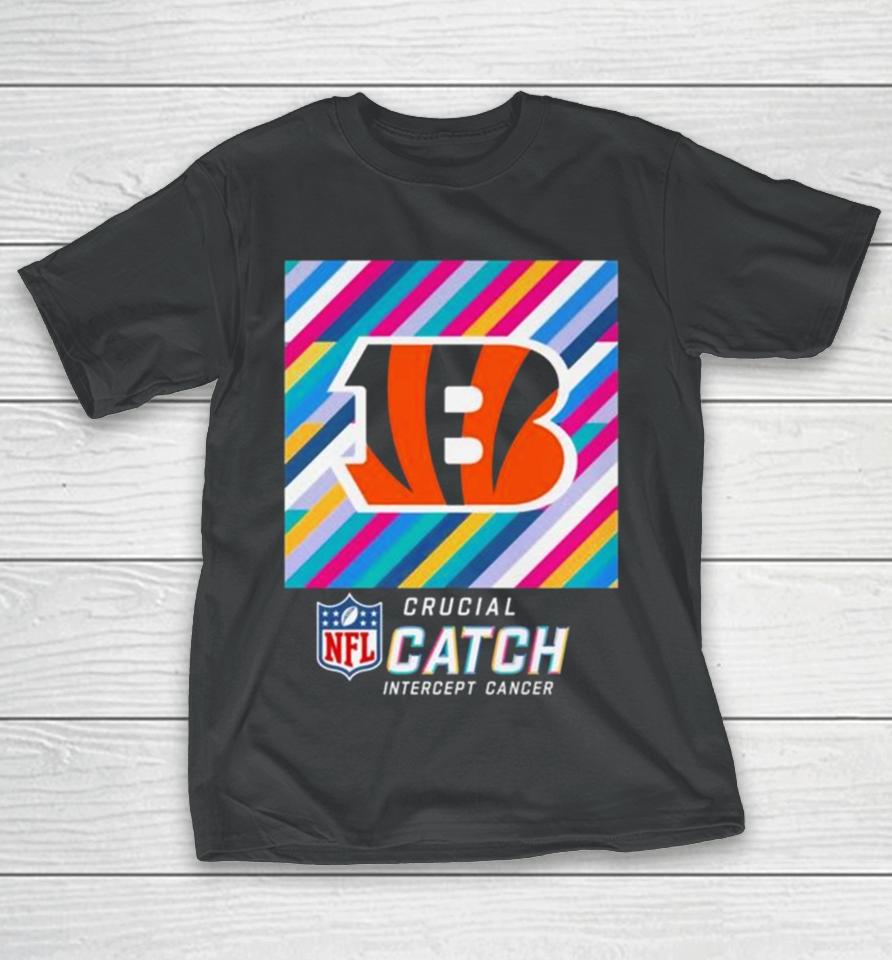 Cincinnati Bengals Nfl Crucial Catch Intercept Cancer T-Shirt
