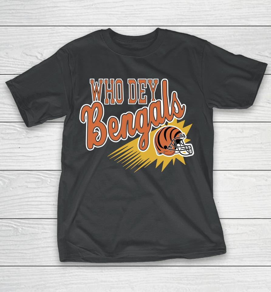 Cincinnati Bengals Who Dey Black T-Shirt