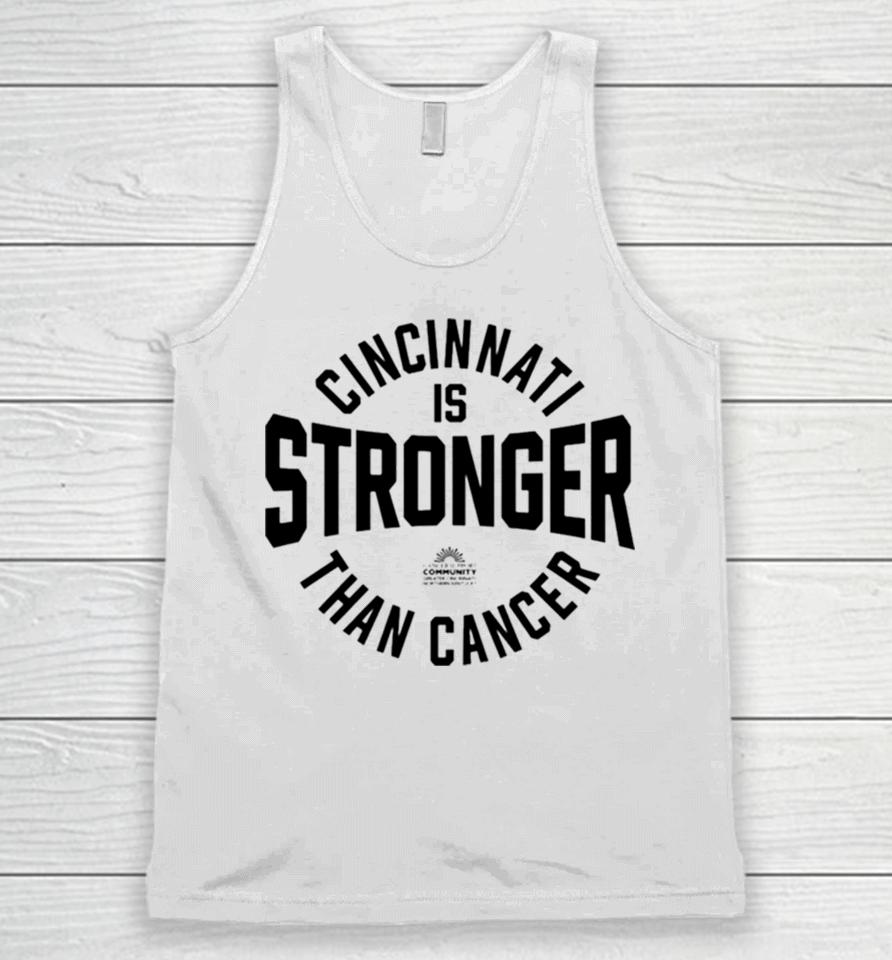Cincinnati Is Stronger Than Cancer Unisex Tank Top