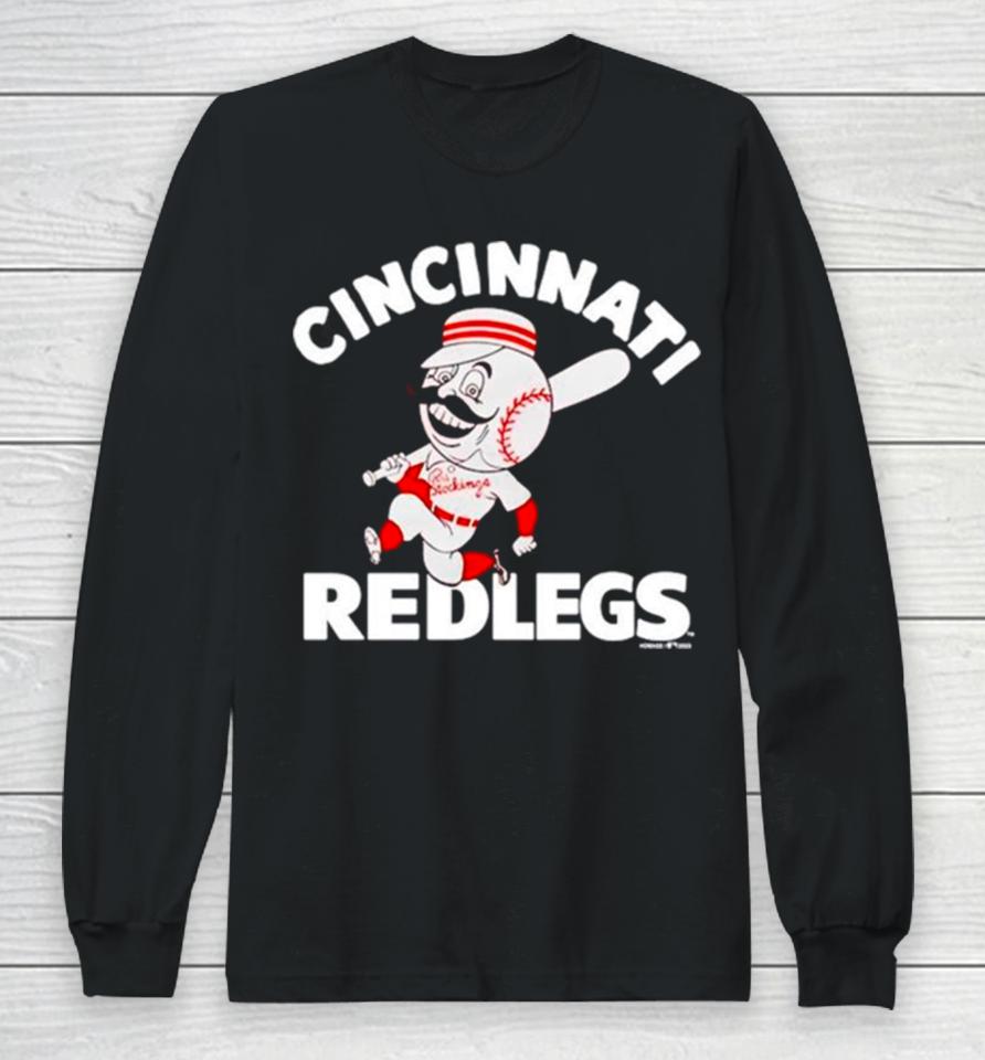 Cincinnati Redlegs Baseball Vintage Long Sleeve T-Shirt