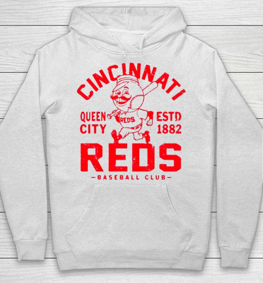 Cincinnati Reds Queen City Baseball Retro Hoodie