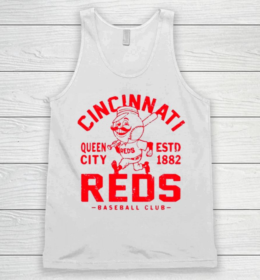 Cincinnati Reds Queen City Baseball Retro Unisex Tank Top