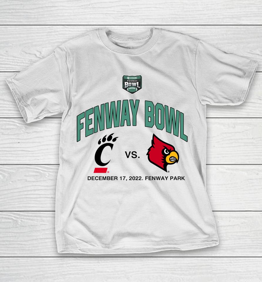 Cincinnati Vs Louisville Fenway Bowl Dueling T-Shirt