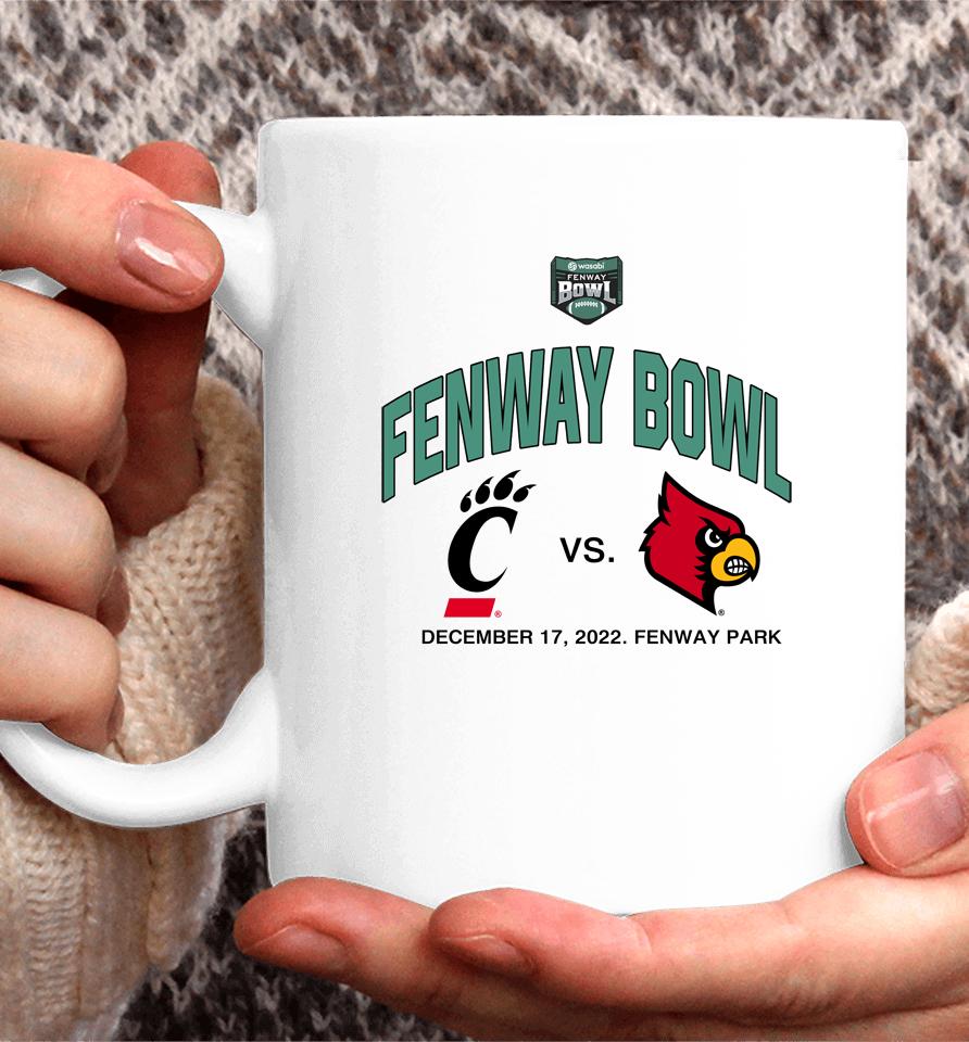 Cincinnati Vs Louisville Football 2022 Fenway Bowl Dueling Coffee Mug