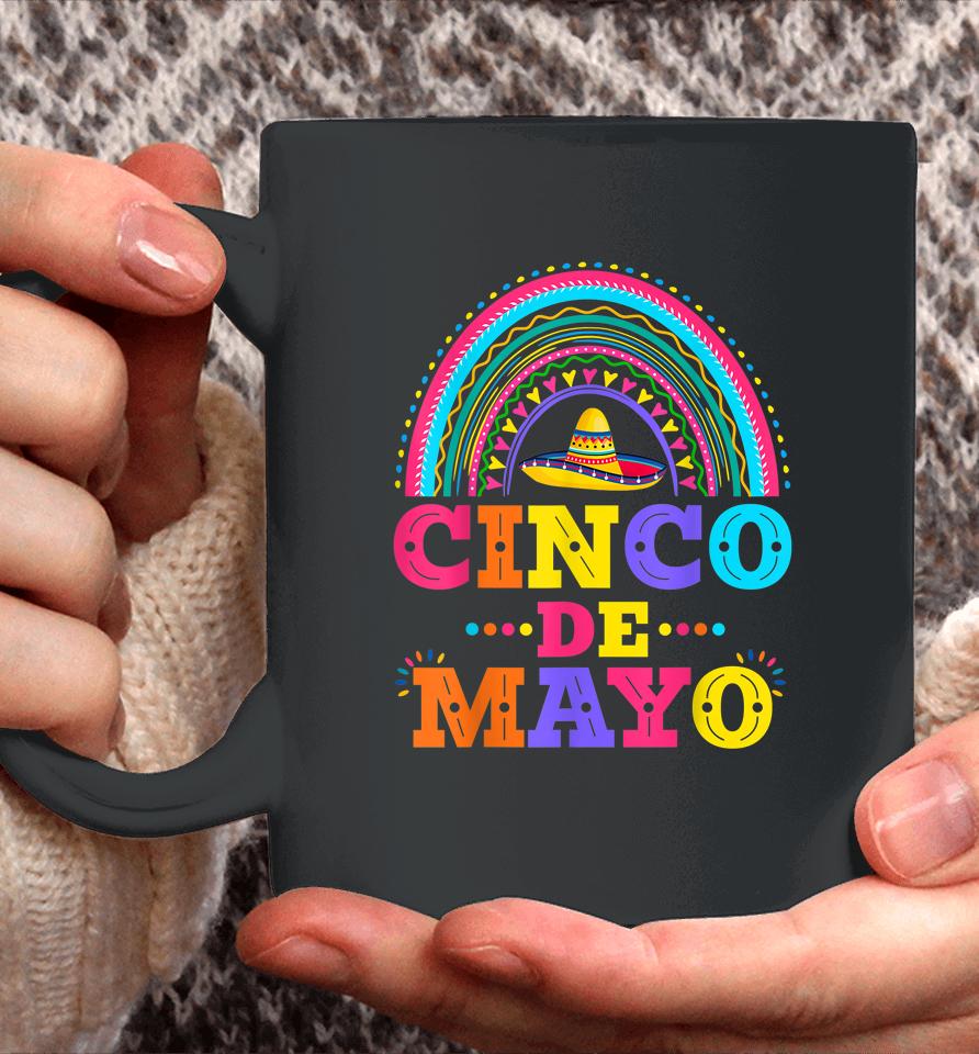 Cinco De Mayo 5 De Mayo Mexico Rainbow Coffee Mug