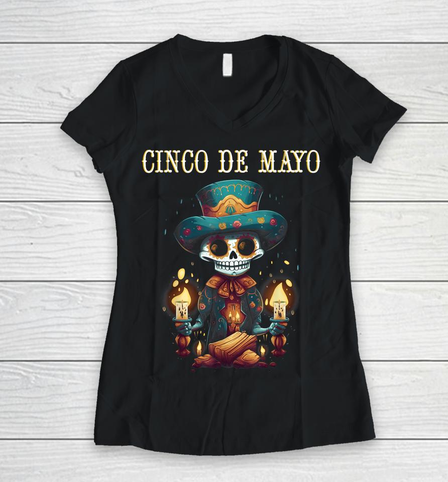 Cinco De Mayo Festival - 2023 Cinco De Mayo Party Adult Kids Women V-Neck T-Shirt