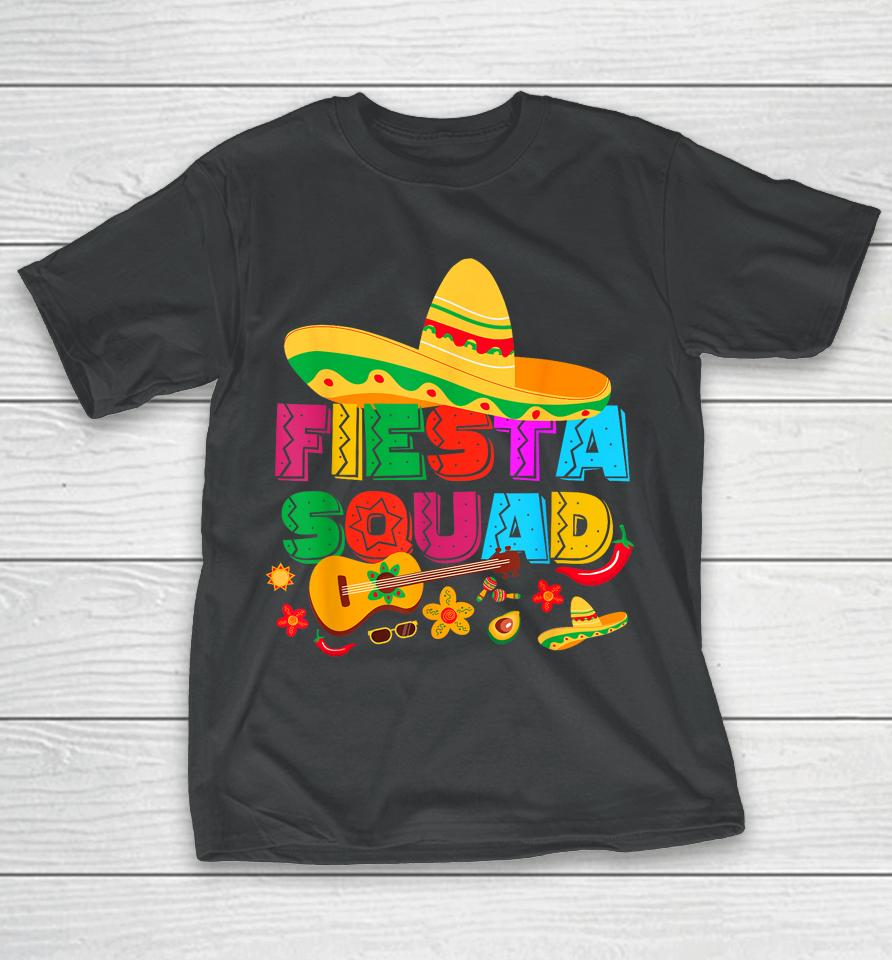 Cinco De Mayo Fiesta Squad Family Matching Group 5 De Mayo T-Shirt