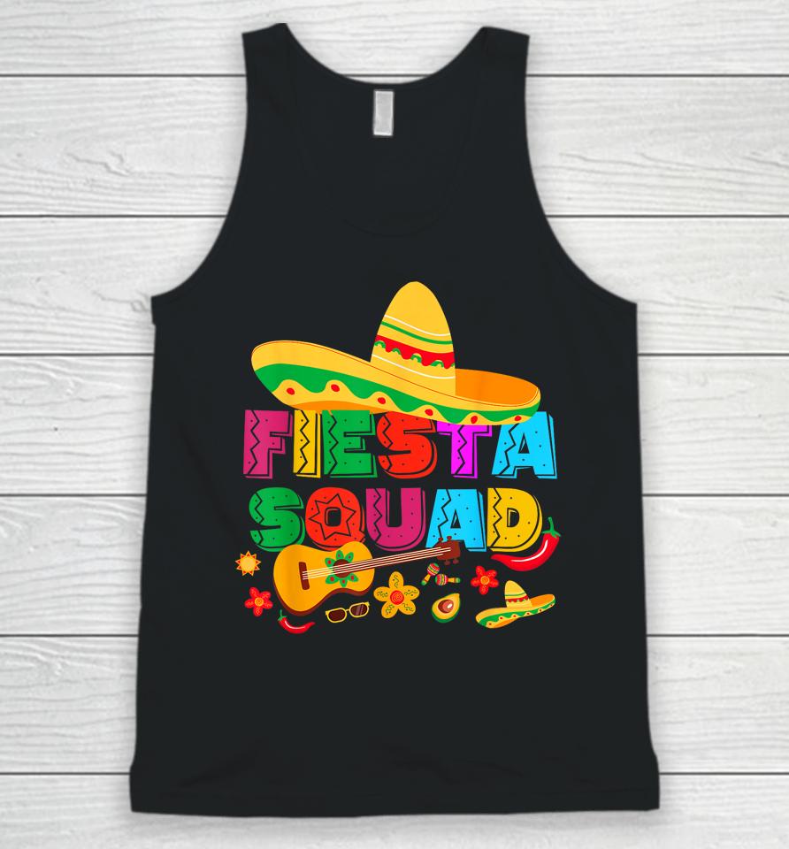 Cinco De Mayo Fiesta Squad Family Matching Group 5 De Mayo Unisex Tank Top