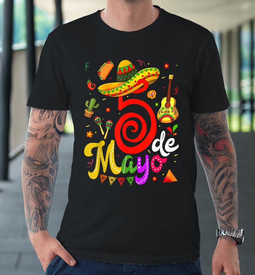 Cinco De Mayo Fiesta Surprise Camisa 5 De Mayo Viva Mexico Premium T-Shirt