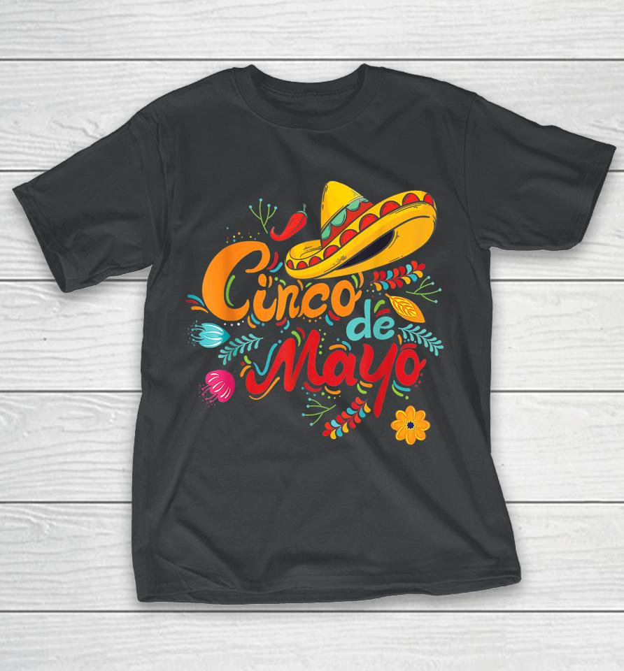 Cinco De Mayo Fiesta Surprise Happy 5 De Mayo Viva Mexico T-Shirt