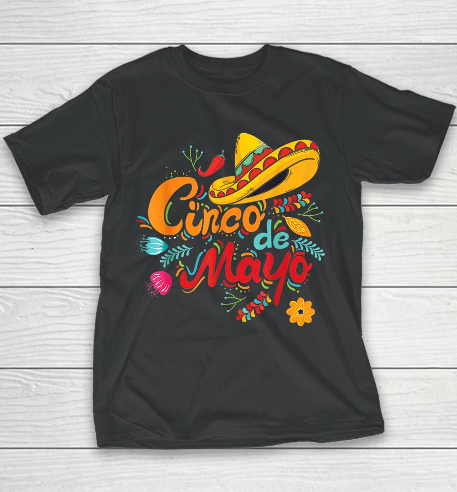 Cinco De Mayo Fiesta Surprise Happy 5 De Mayo Viva Mexico Youth T-Shirt