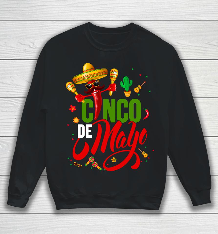 Cinco De Mayo For Mens Womens Kids Mexican Fiesta 5 De Mayo Sweatshirt