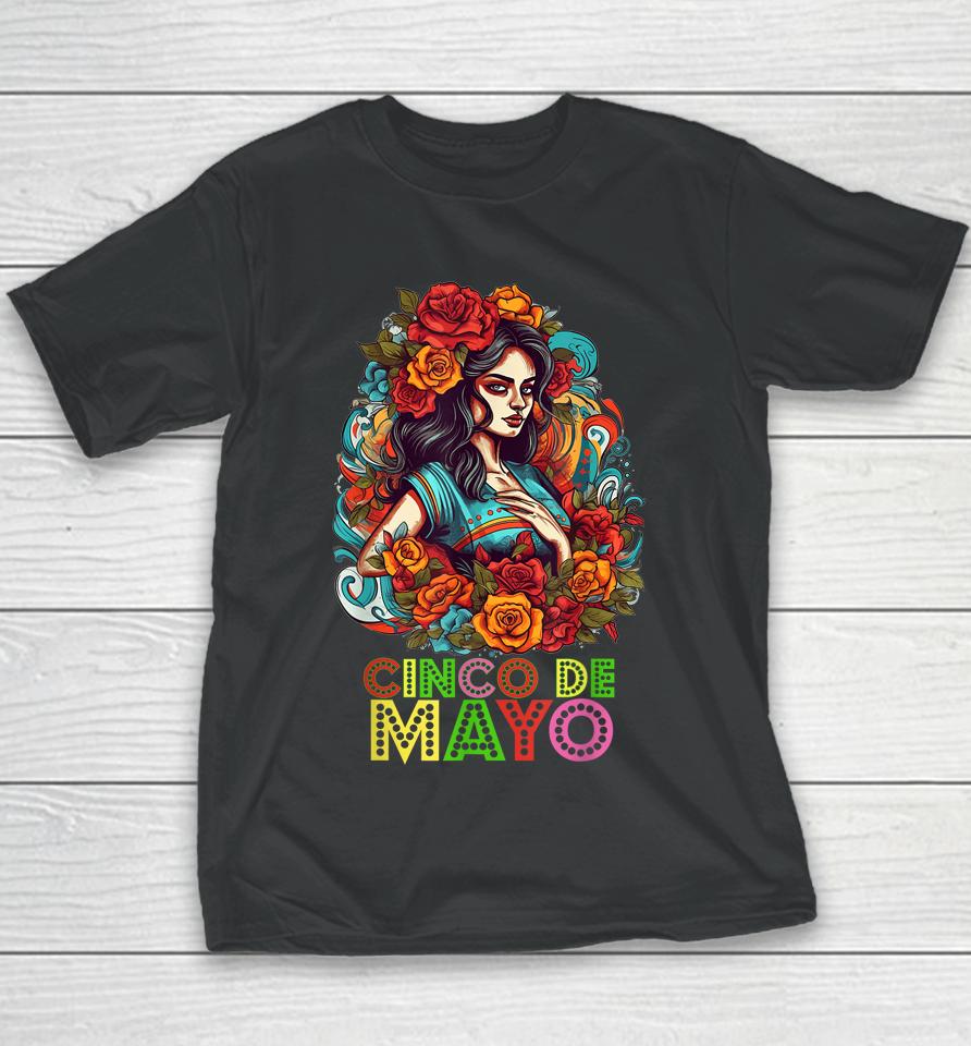 Cinco De Mayo Girl Mexican Fiesta 5 De Mayo Youth T-Shirt