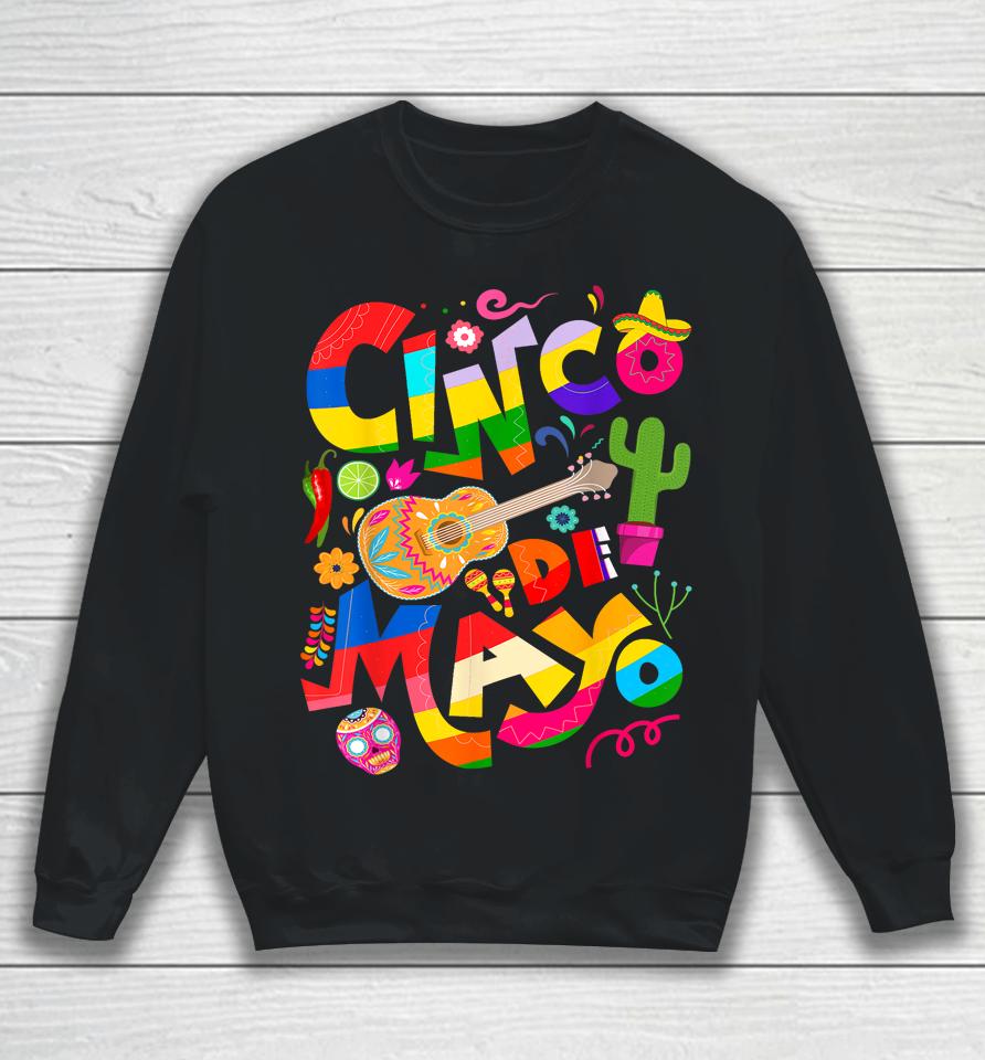 Cinco De Mayo Lets Fiesta Squad 5 De Mayo Mexican Fiesta Sweatshirt
