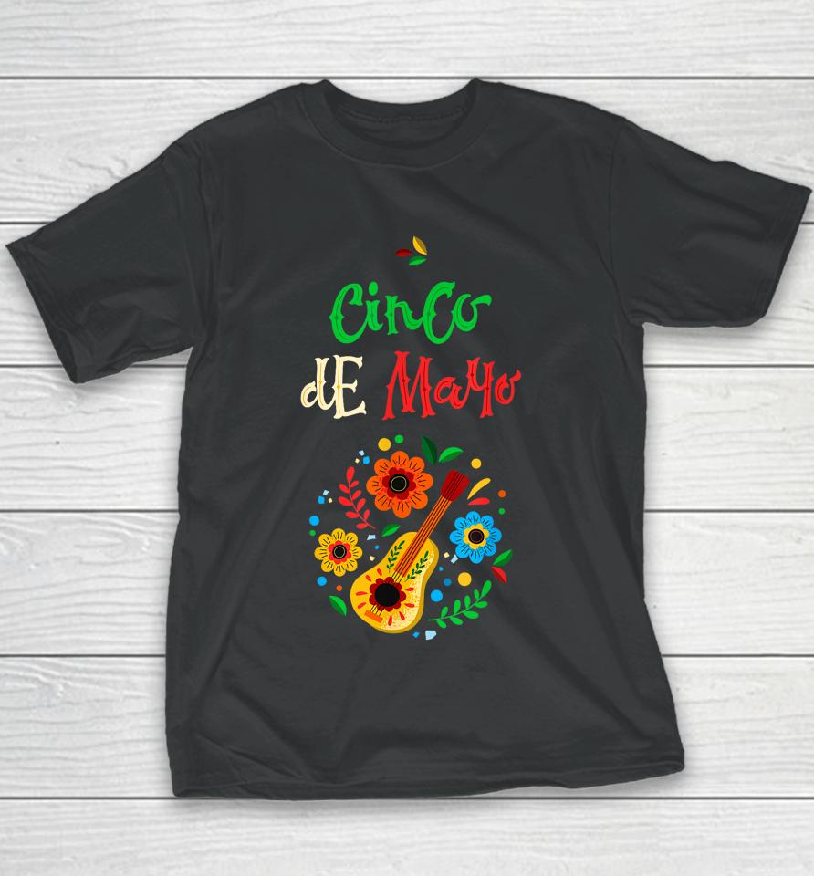 Cinco De Mayo Lets Fiesta Squad 5 De Mayo Mexican Fiesta Youth T-Shirt