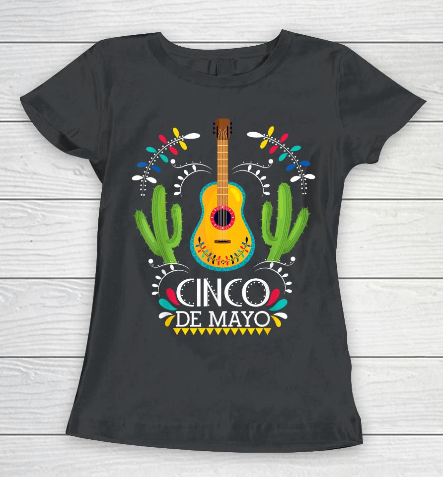 Cinco De Mayo Lets Fiesta Squad 5 De Mayo Mexican Fiesta Women T-Shirt