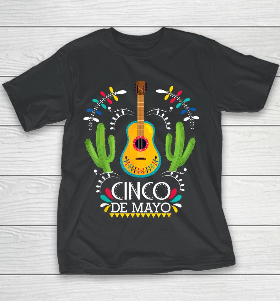 Cinco De Mayo Lets Fiesta Squad 5 De Mayo Mexican Fiesta Youth T-Shirt