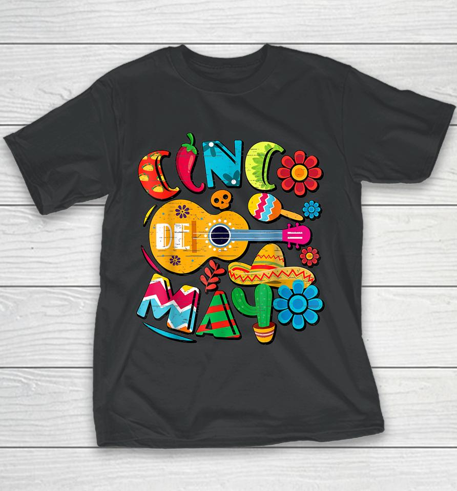 Cinco De Mayo Mexican Fiesta 5 De Mayo Youth T-Shirt