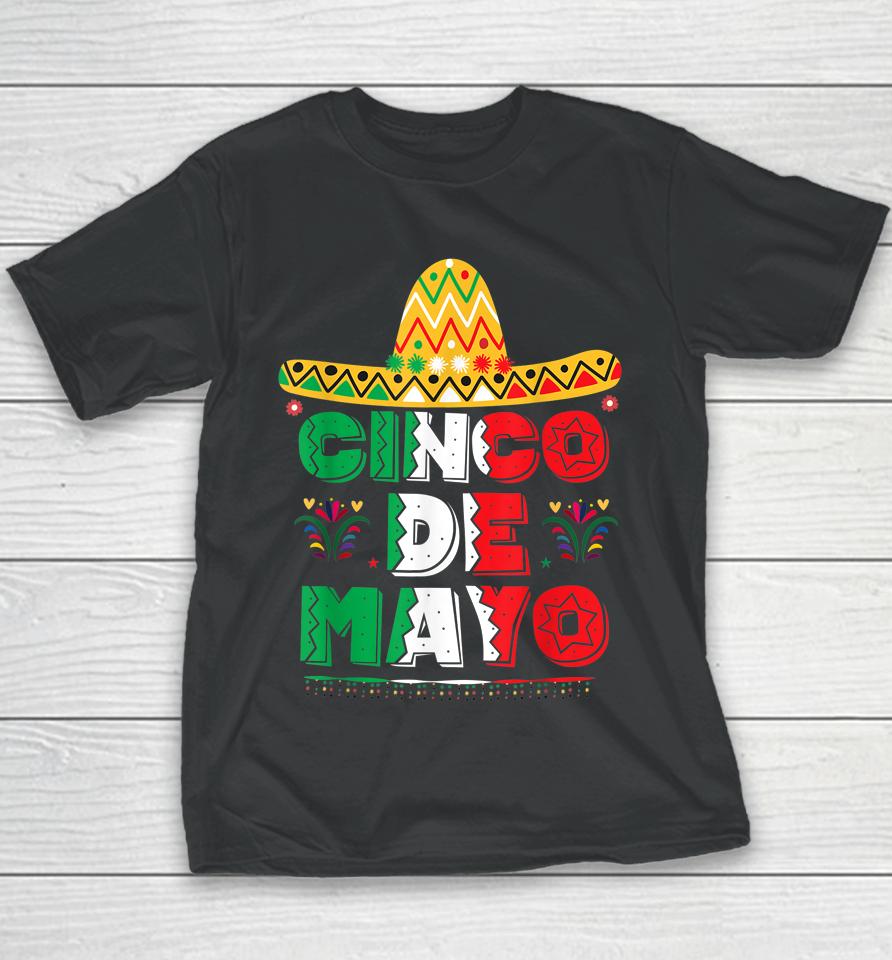 Cinco De Mayo Mexican Fiesta 5 De Mayo Youth T-Shirt