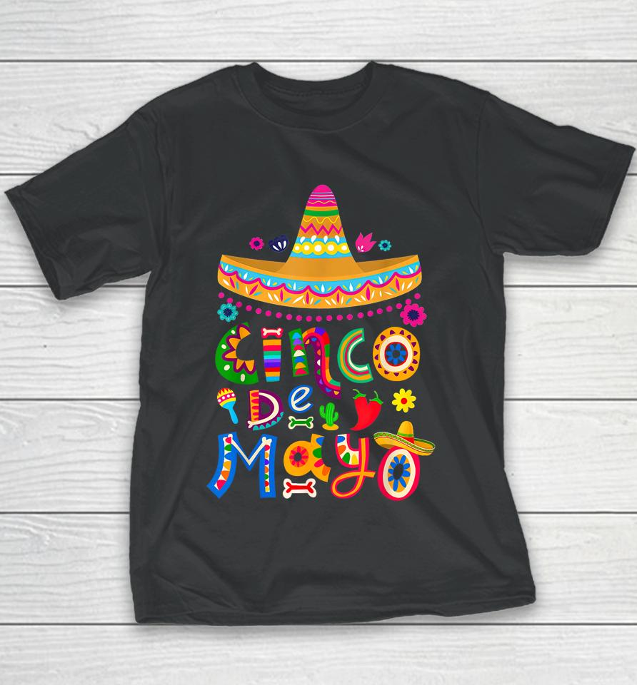 Cinco De Mayo Mexican Fiesta 5 De Mayo Women Men Girls Youth T-Shirt