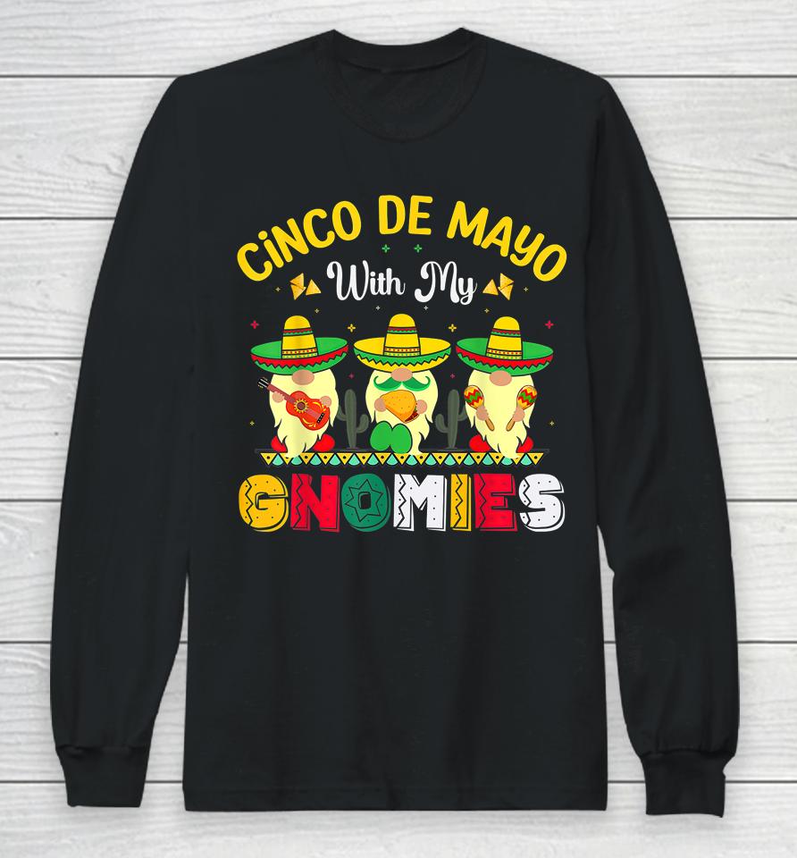 Cinco De Mayo Mexican Fiesta 5 De Mayo Women Men Gnomes Long Sleeve T-Shirt