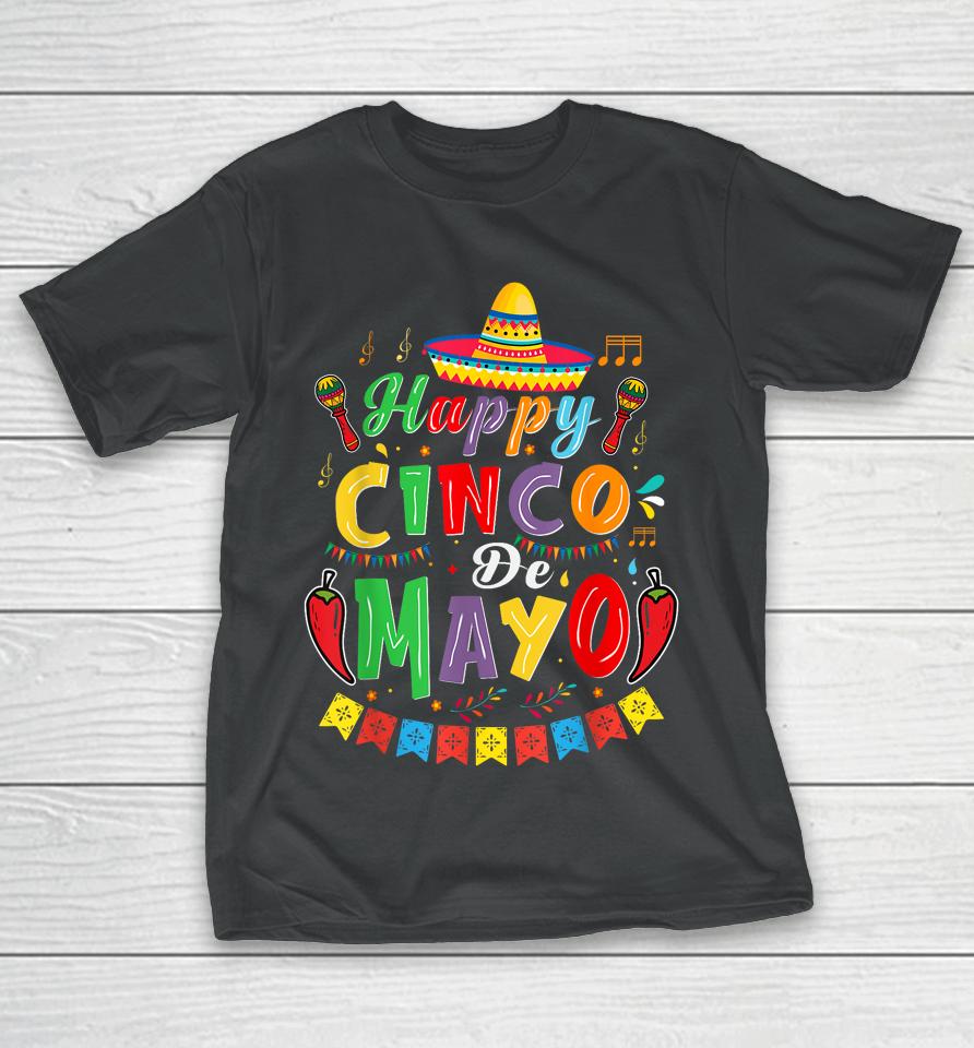 Cinco De Mayo Mexican Fiesta Party Women Men Boys Girls Kids T-Shirt