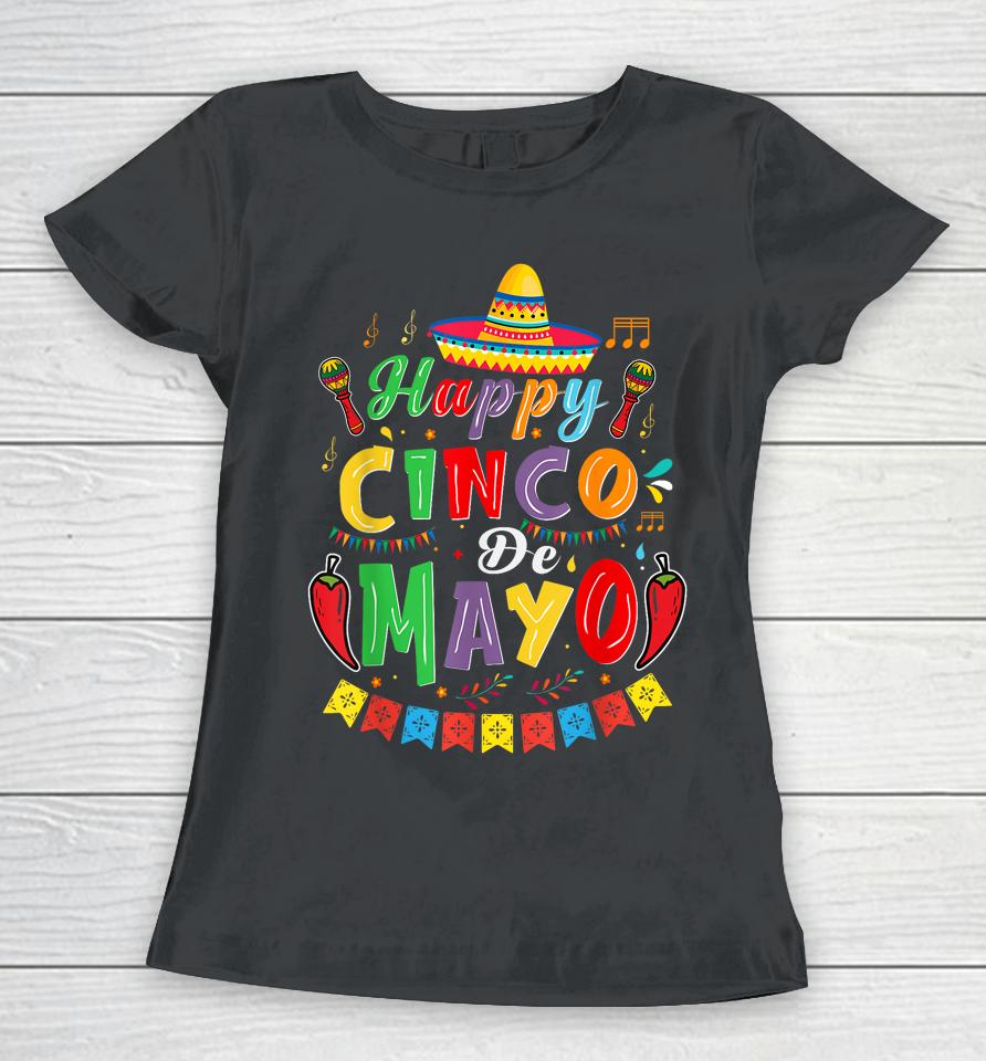 Cinco De Mayo Mexican Fiesta Party Women Men Boys Girls Kids Women T-Shirt