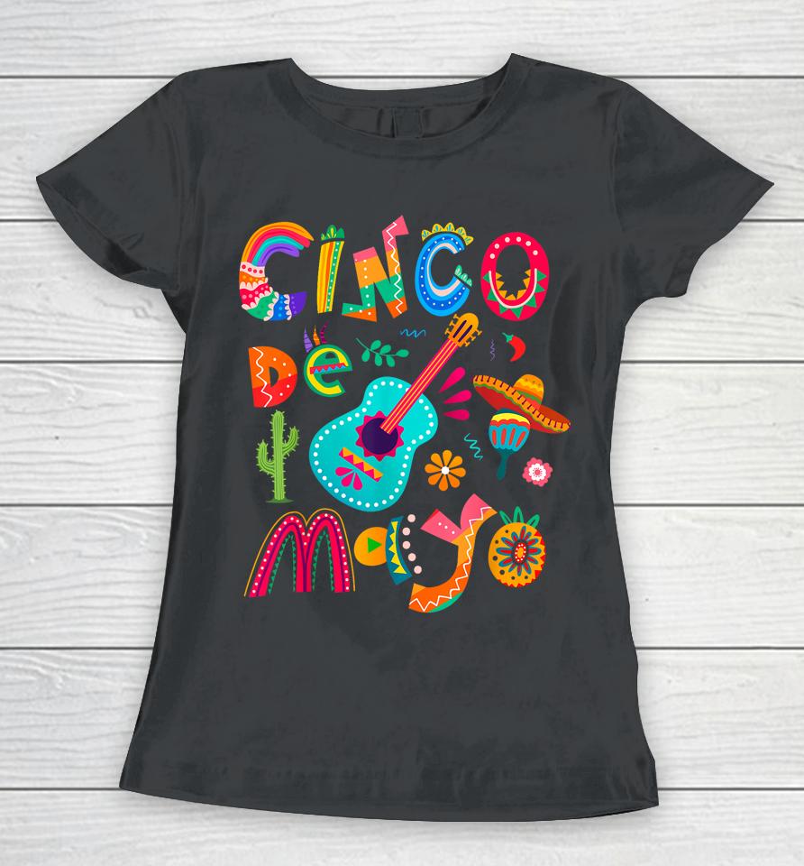 Cinco De Mayo Shirt Mexican Fiesta 5 De Mayo Women Men Girls Women T-Shirt