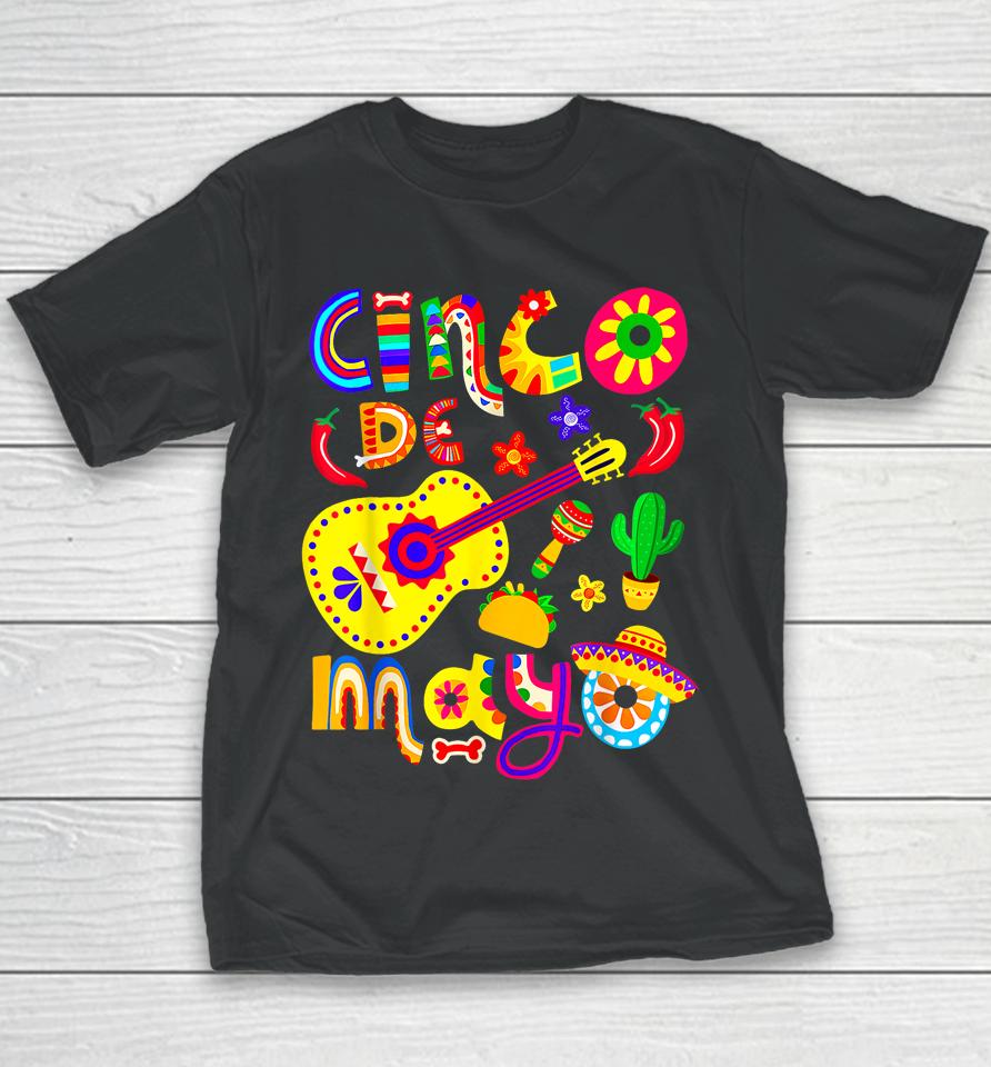 Cinco De Mayo Shirt Mexican Fiesta 5 De Mayo Women Men Girls Youth T-Shirt