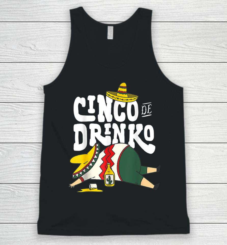 Cinco Drinko De Mayo Fiesta Squad Mexican Party 5 De Mayo Unisex Tank Top