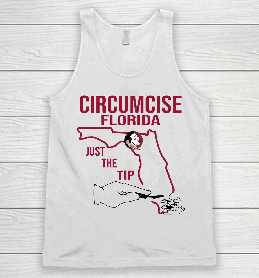 Circumcise Florida Just The Tip Funny Unisex Tank Top