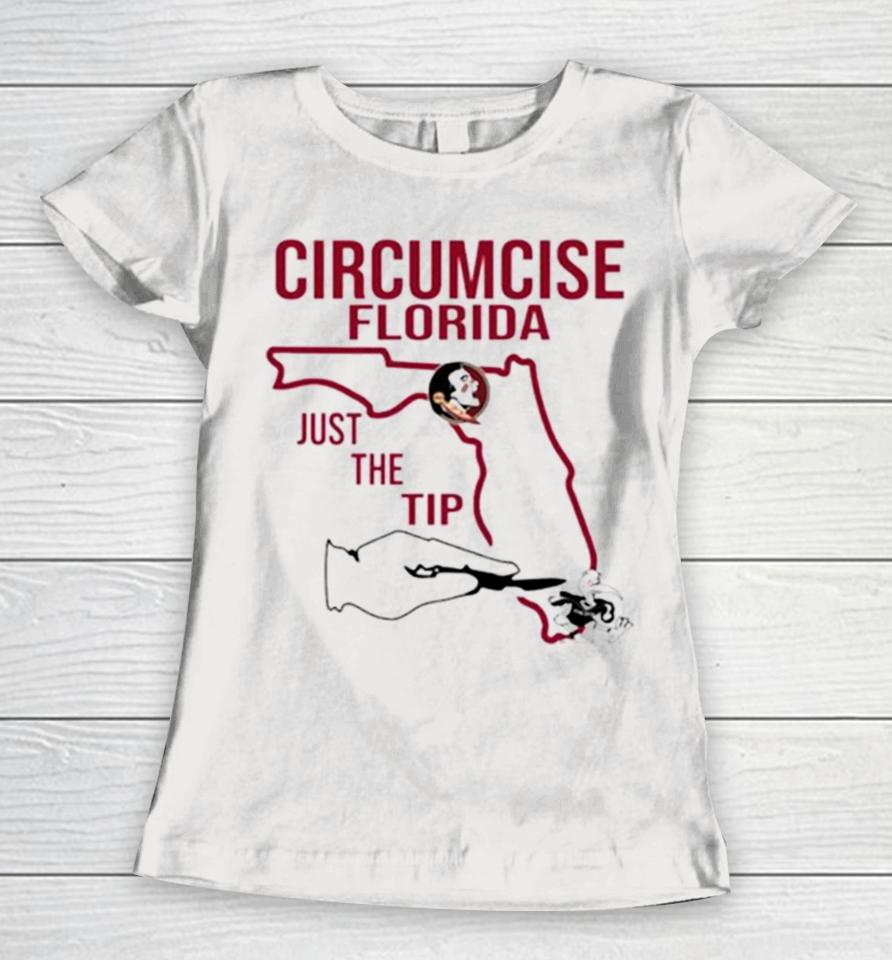 Circumcise Florida Just The Tip Women T-Shirt