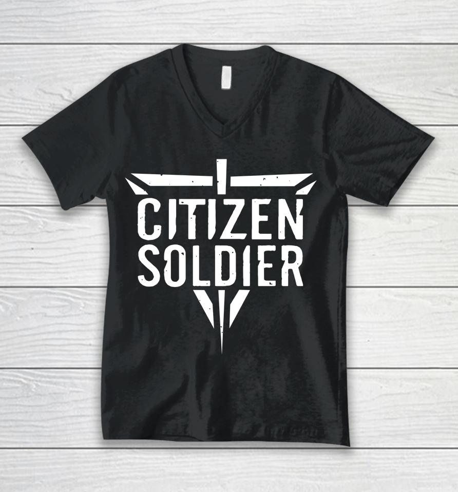 Citizen Soldier Icon Unisex V-Neck T-Shirt