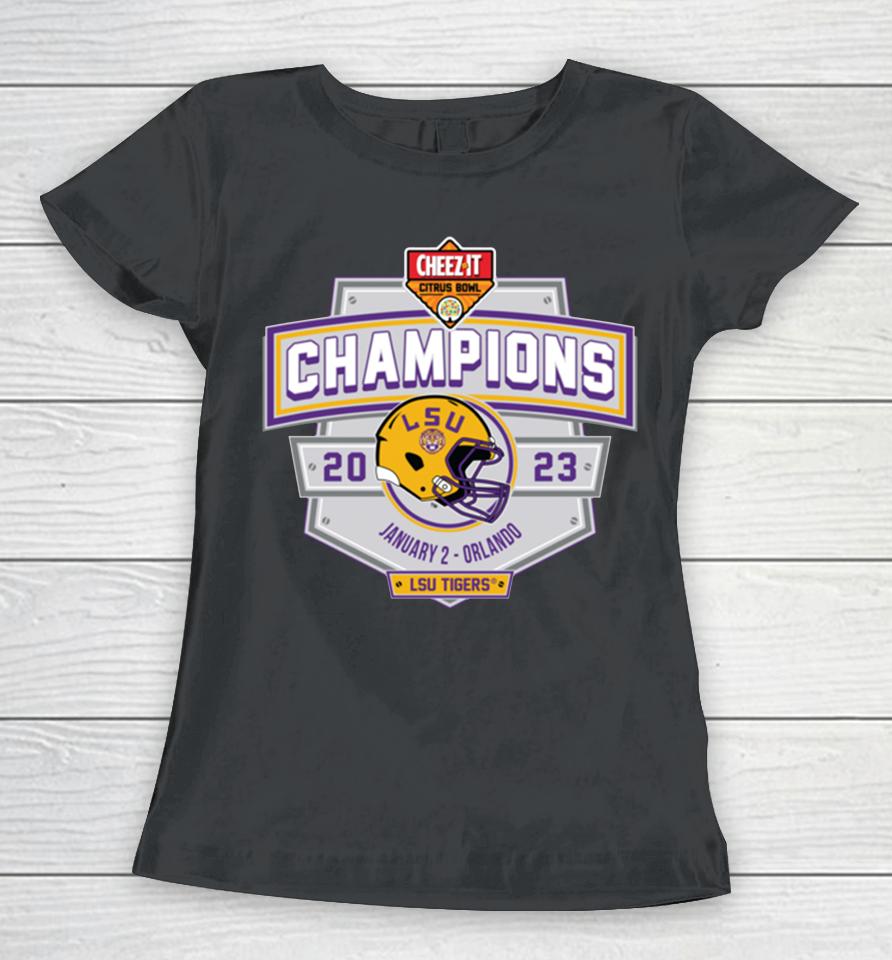Citrus Bowl Champions Lsu Tigers 2023 Women T-Shirt