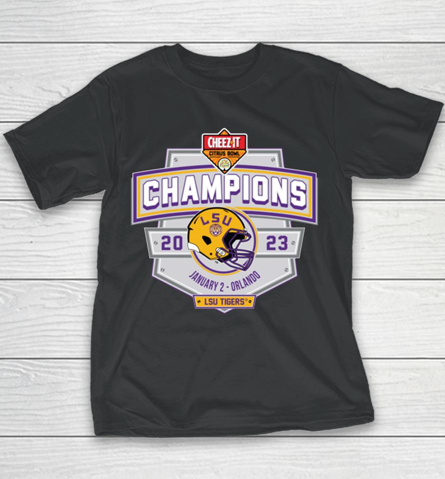 Citrus Bowl Champions Lsu Tigers 2023 Youth T-Shirt