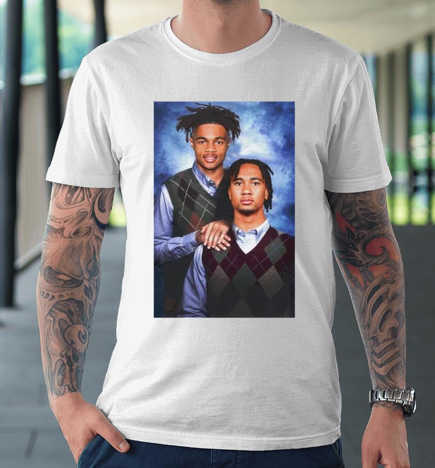 Cj Stroud And Tank Dell Brother Houston Texans Premium T-Shirt
