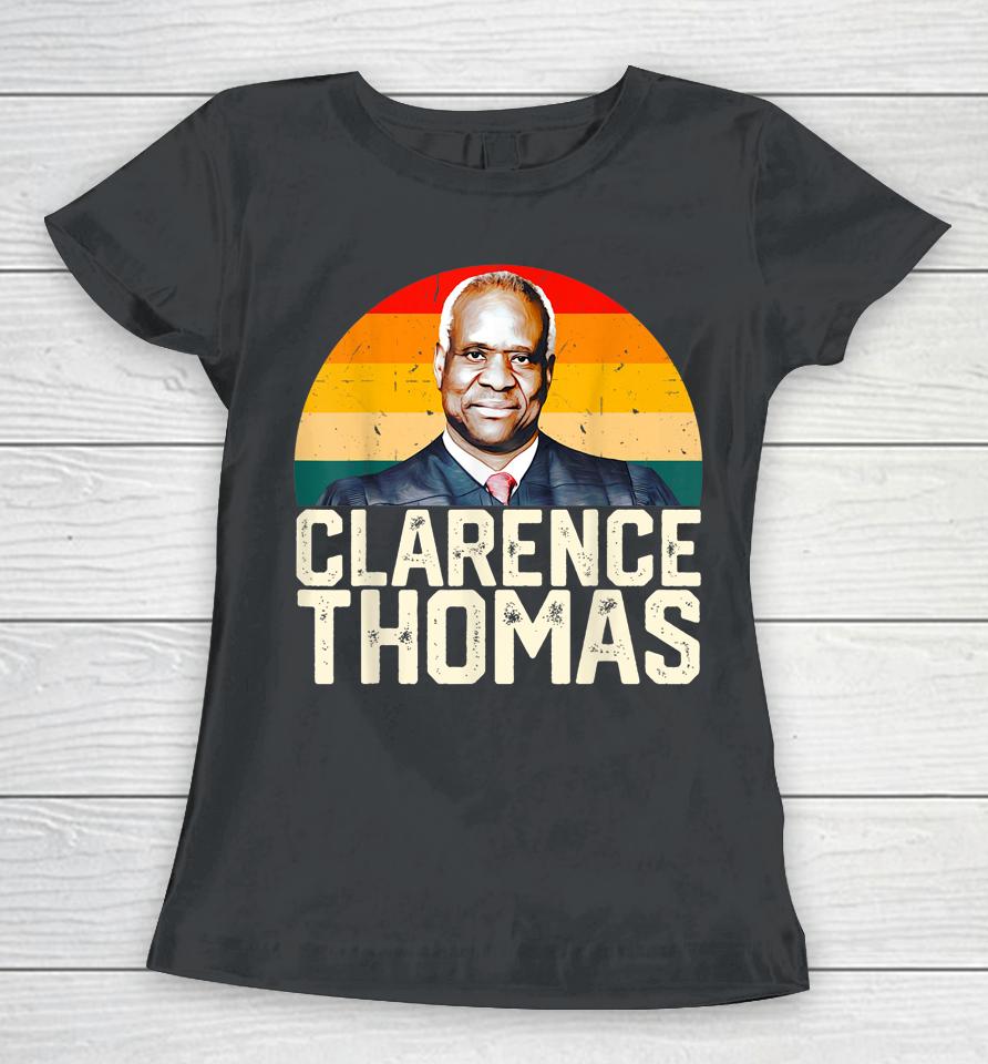 Clarence Thomas Supreme Court Justices Scotus Funny Vintage Women T-Shirt