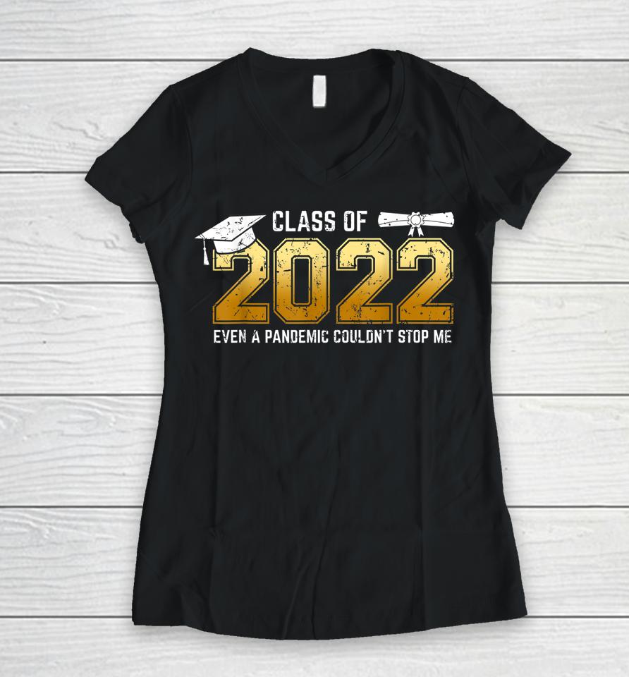 Class Of 2022 Graduation Women V-Neck T-Shirt