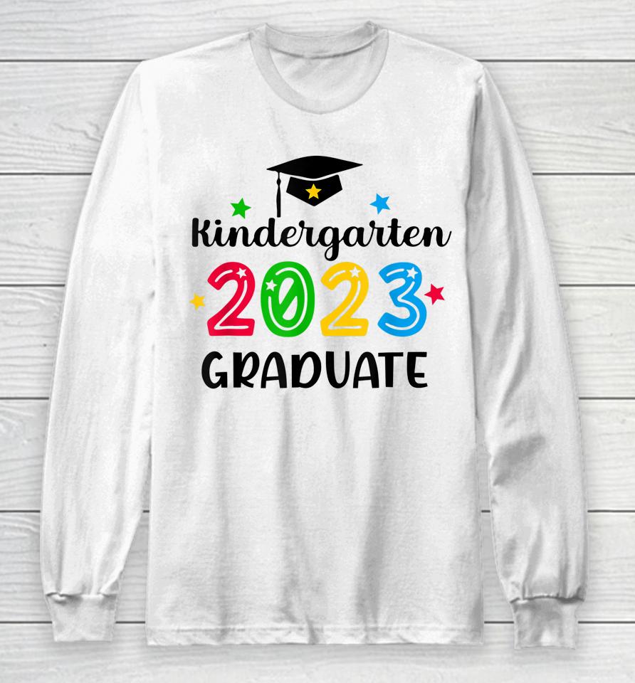 Class Of 2023 Kindergarten Kids Boys Girls Graduation Gifts Long Sleeve T-Shirt