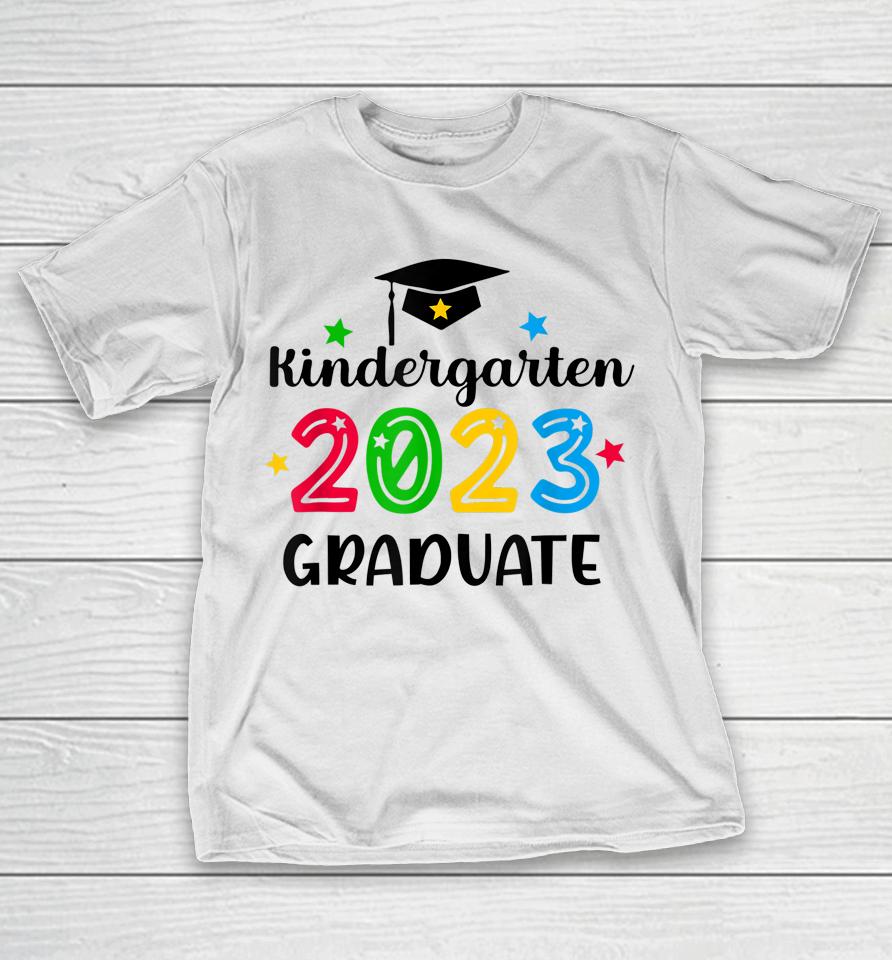 Class Of 2023 Kindergarten Kids Boys Girls Graduation Gifts T-Shirt