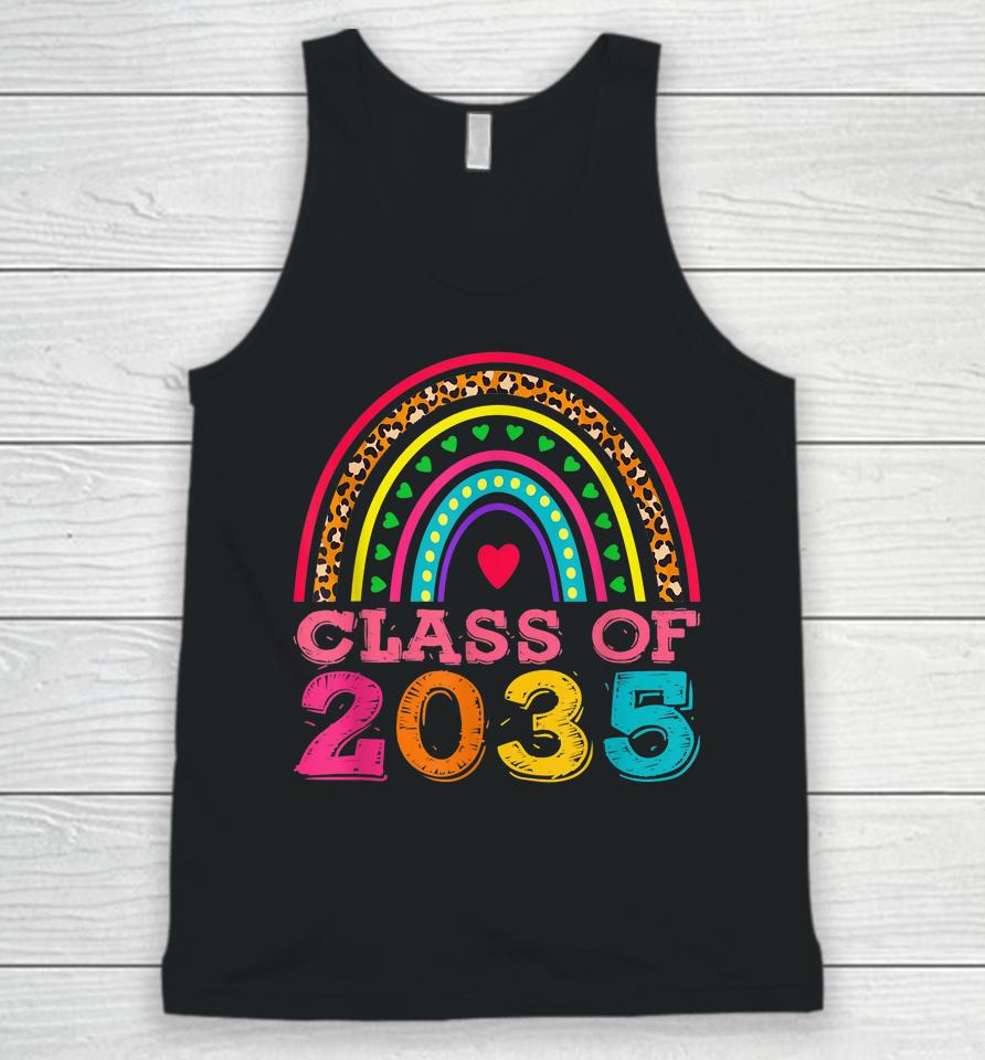 Class Of 2035 - Colorful Rainbow First Day Of School Unisex Tank Top