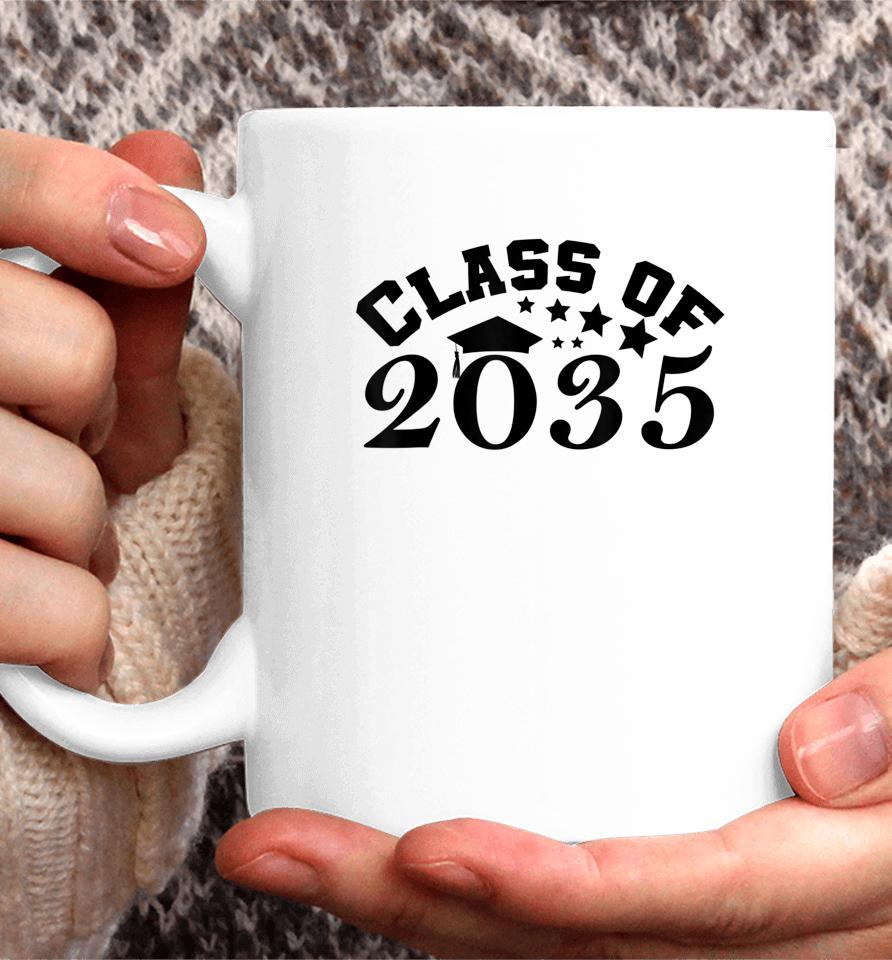 Class Of 2035 Grow With Me First Day Of School Graduation Coffee Mug