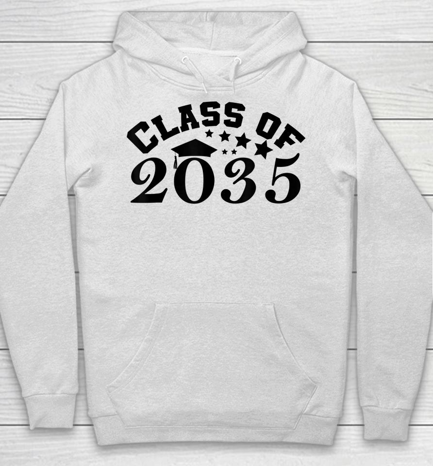 Class Of 2035 Grow With Me First Day Of School Graduation Hoodie