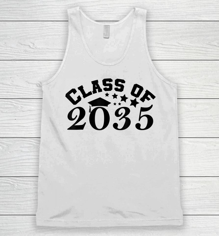 Class Of 2035 Grow With Me First Day Of School Graduation Unisex Tank Top