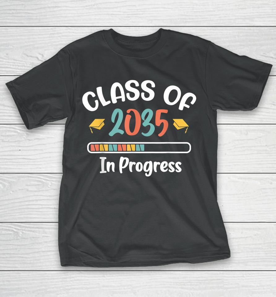 Class Of 2035 Grow With Me First Day Of School Graduation T-Shirt