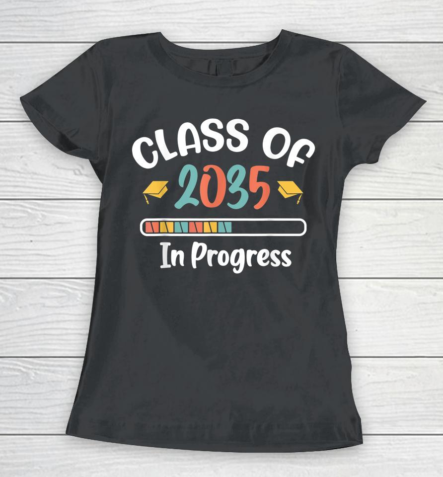 Class Of 2035 Grow With Me First Day Of School Graduation Women T-Shirt