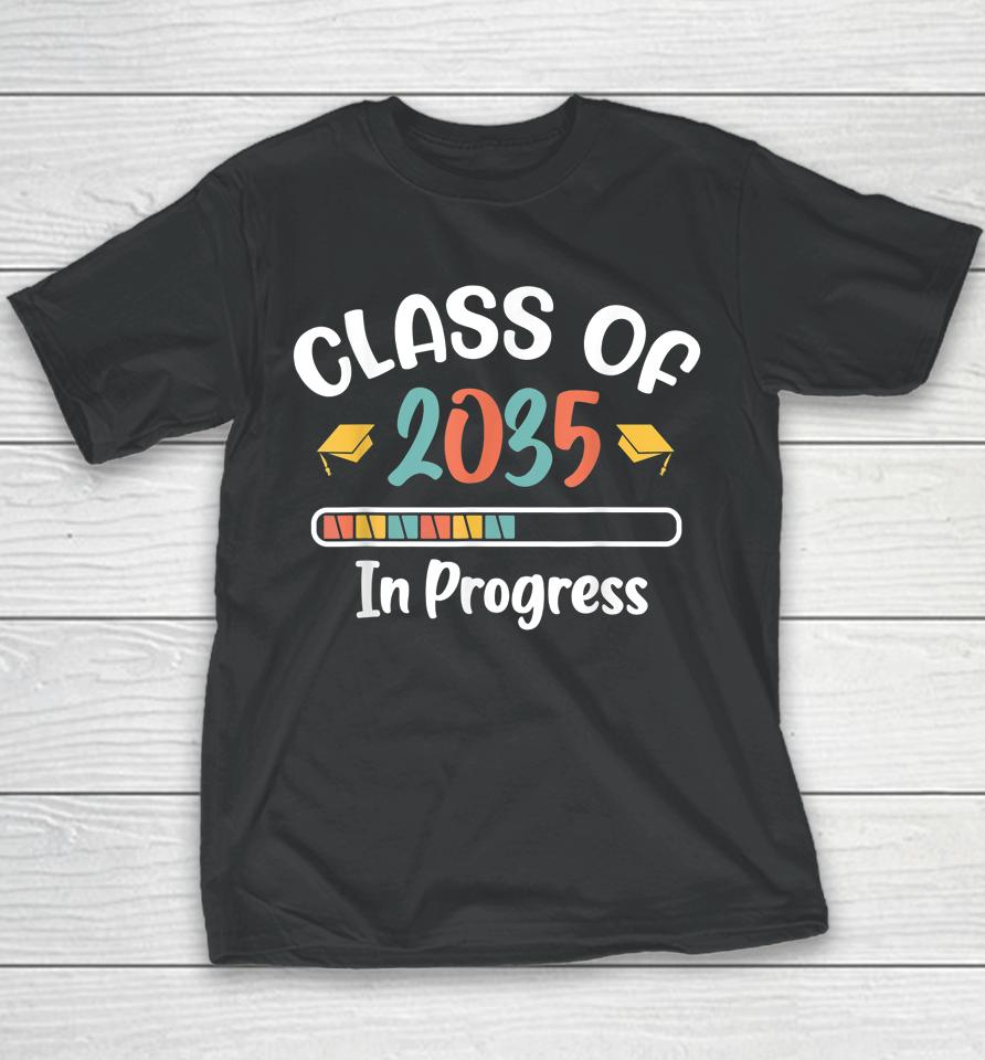 Class Of 2035 Grow With Me First Day Of School Graduation Youth T-Shirt