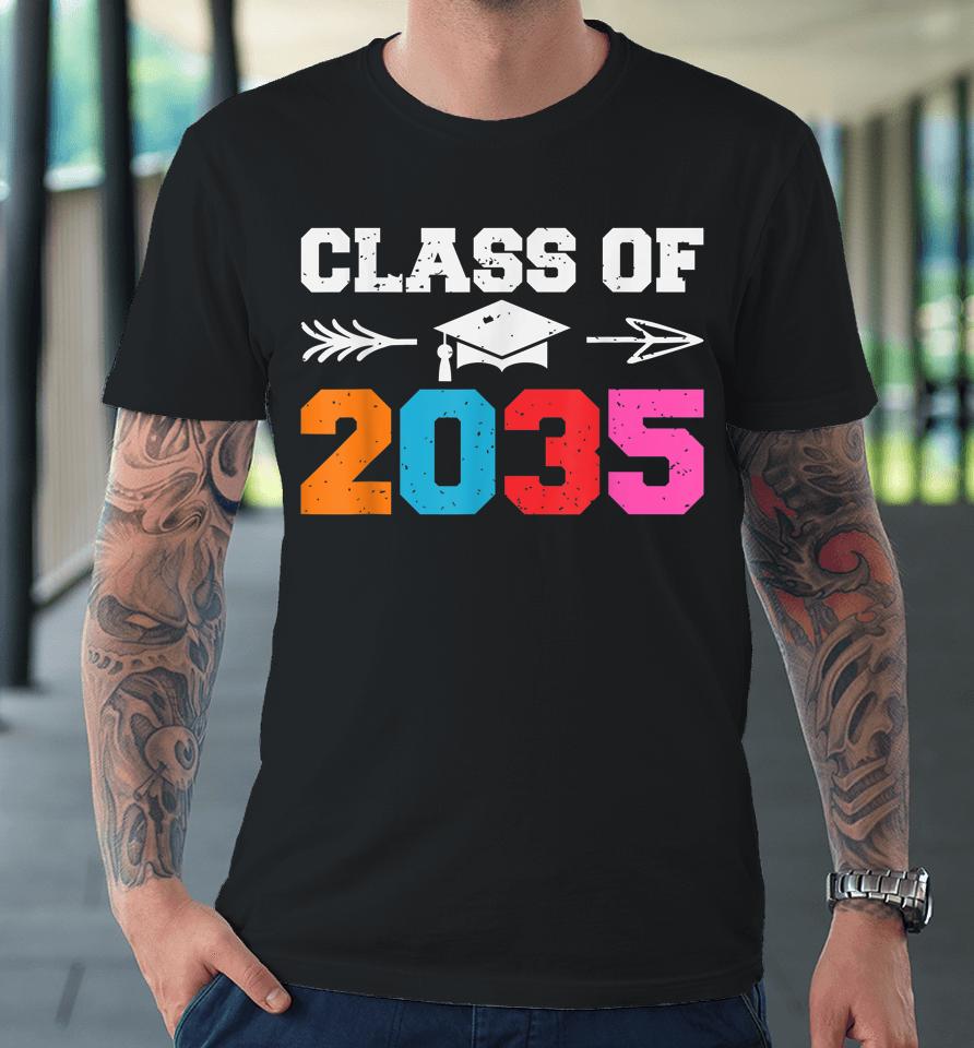 Class Of 2035 Grow With Me Lets Crush Kindergarten School Premium T-Shirt