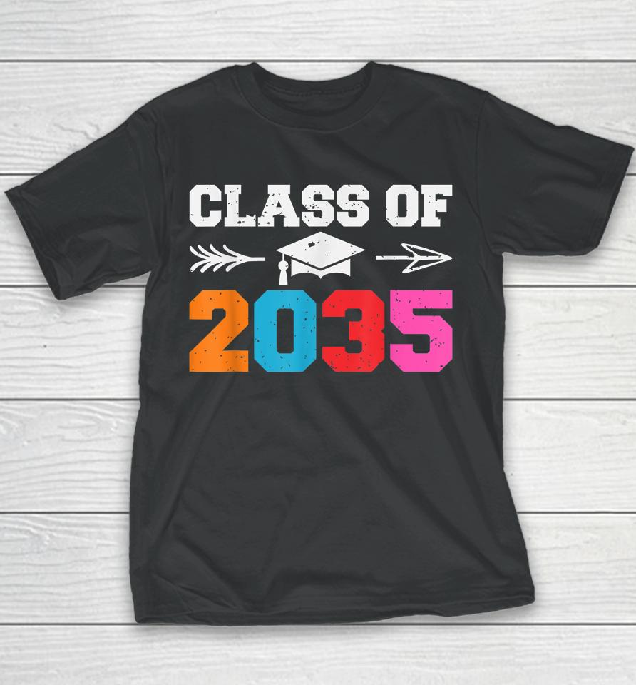 Class Of 2035 Grow With Me Lets Crush Kindergarten School Youth T-Shirt