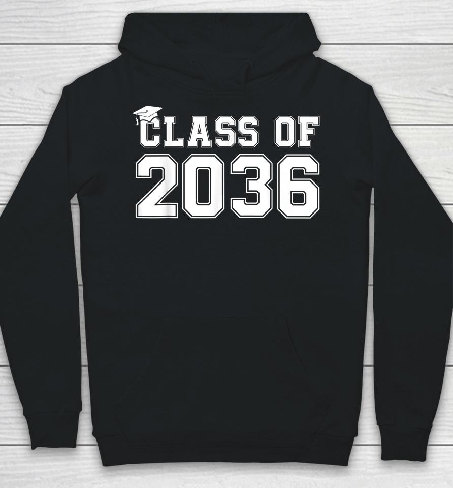 Class Of 2036 Grow With Me Graduation First Day Of School Hoodie